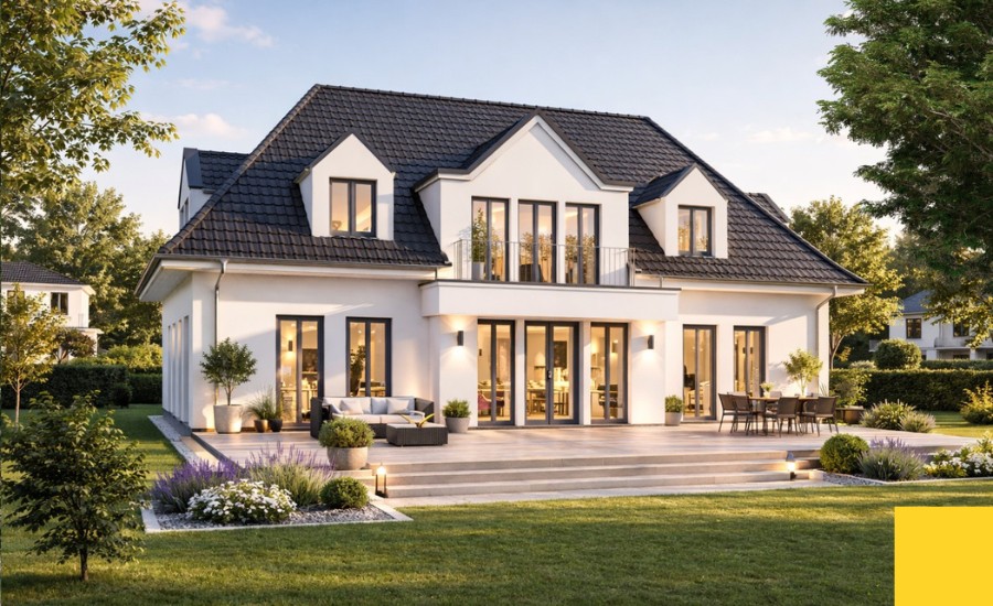 Unsere Villen erheben Anspruch auf optische Brillanz, verbunden mit einer beachtenswerten Detailqualität.